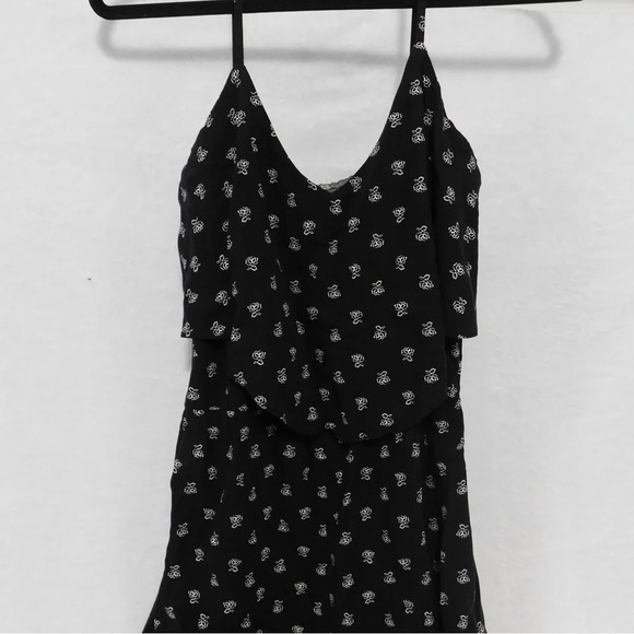Old Navy Cami Dress Black Floral Fit &‎ Flare Size Small - Picture 4 of 4